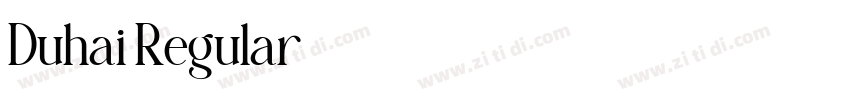 Duhai Regular字体转换